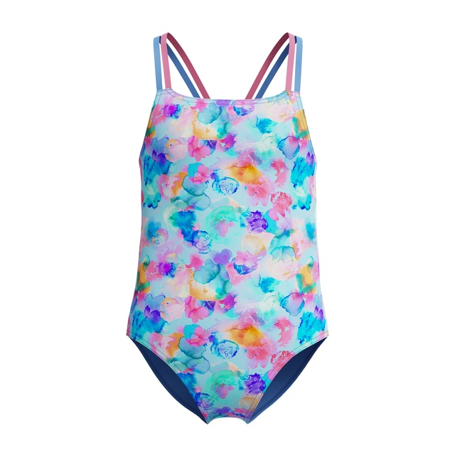 SPEEDO Kids' Print Strappy One Piece Swimsuit