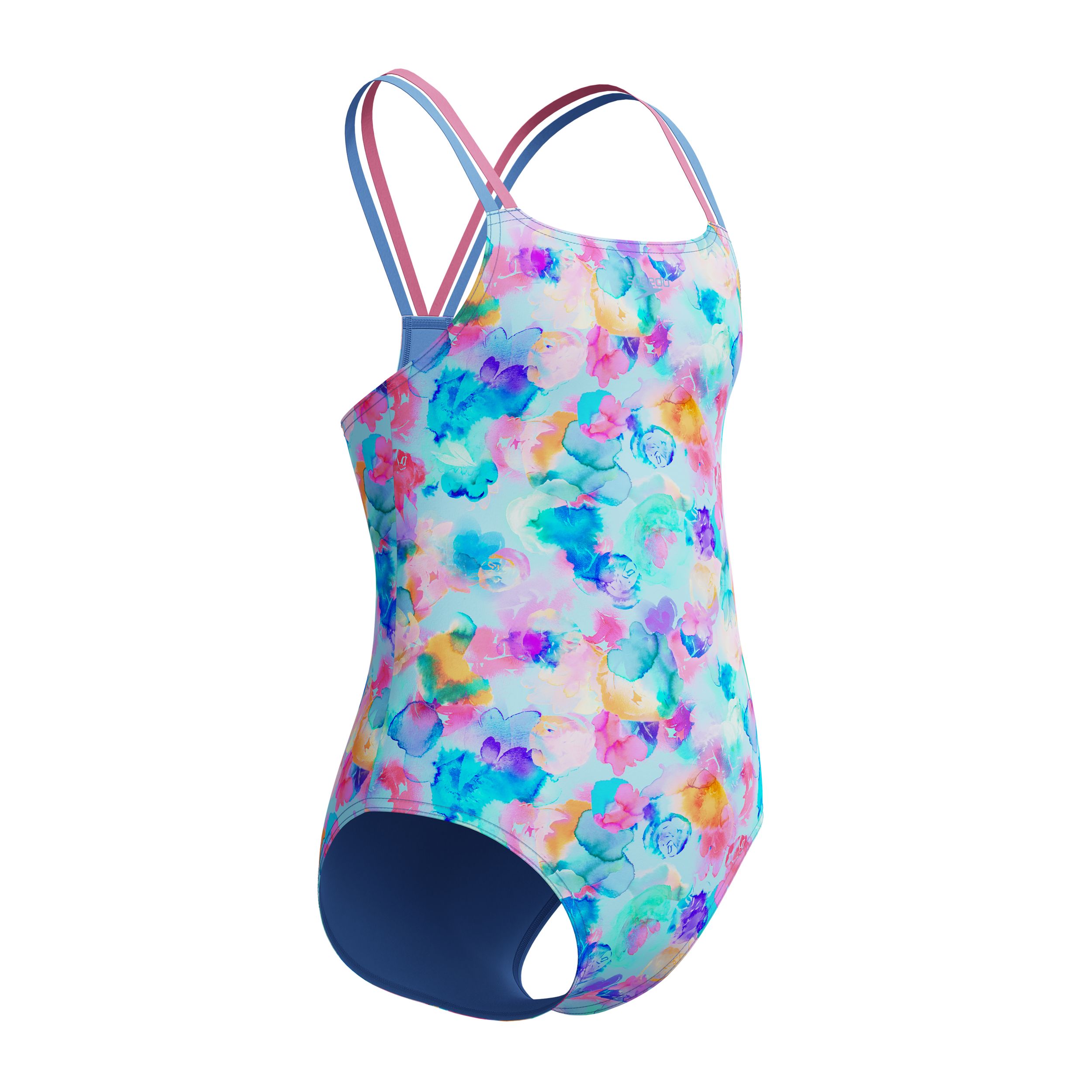 SPEEDO Kids' Print Strappy One Piece Swimsuit