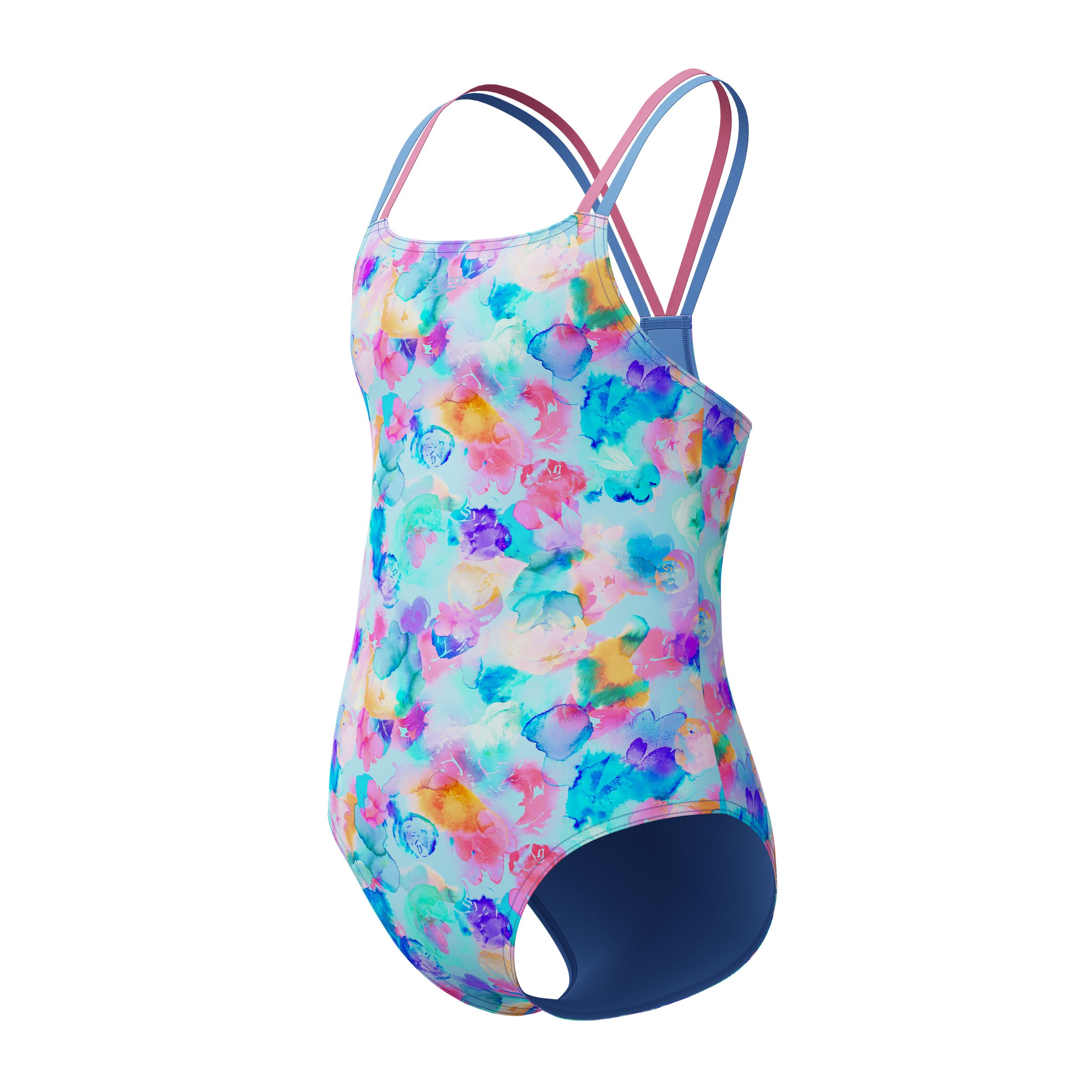 SPEEDO Kids' Print Strappy One Piece Swimsuit