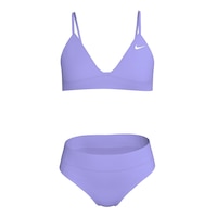 Nike Kids' Triangle Bikini Set with Full-Bottom Coverage Front_Flat