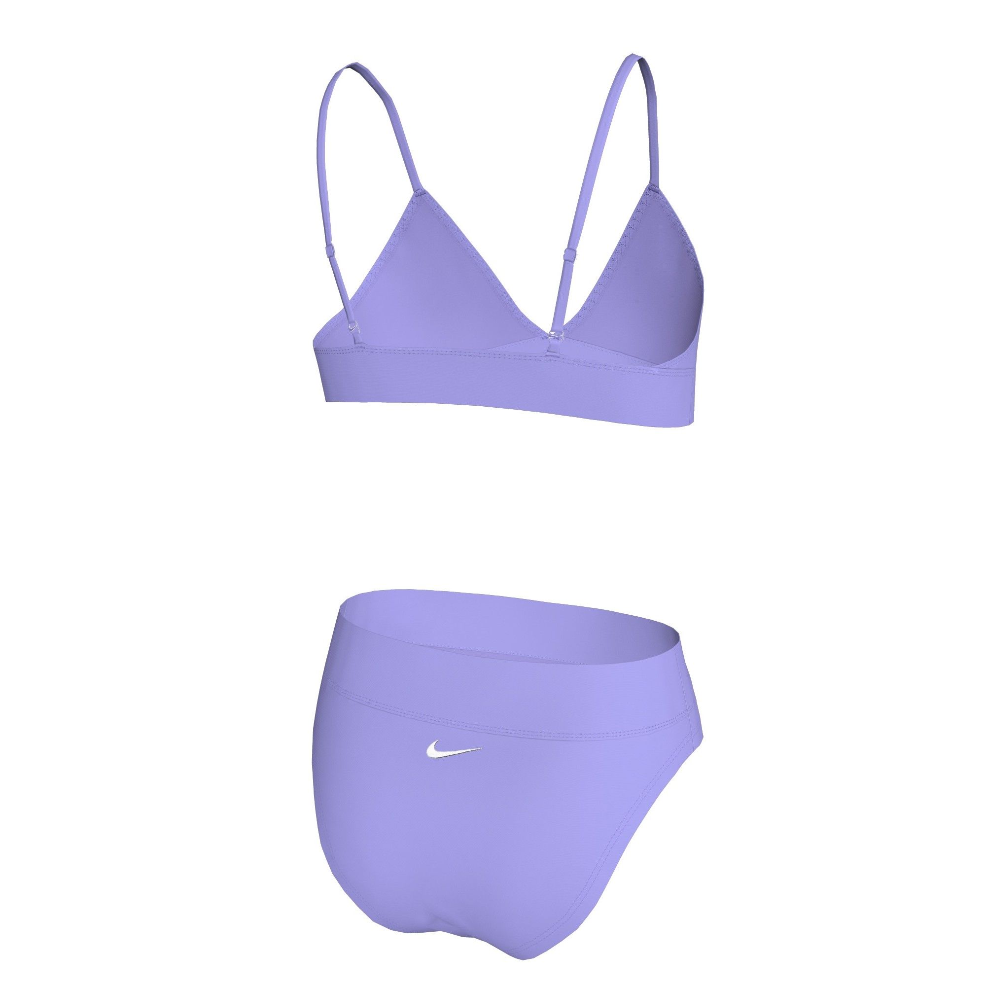 Nike Kids' Triangle Bikini Set with Full-Bottom Coverage