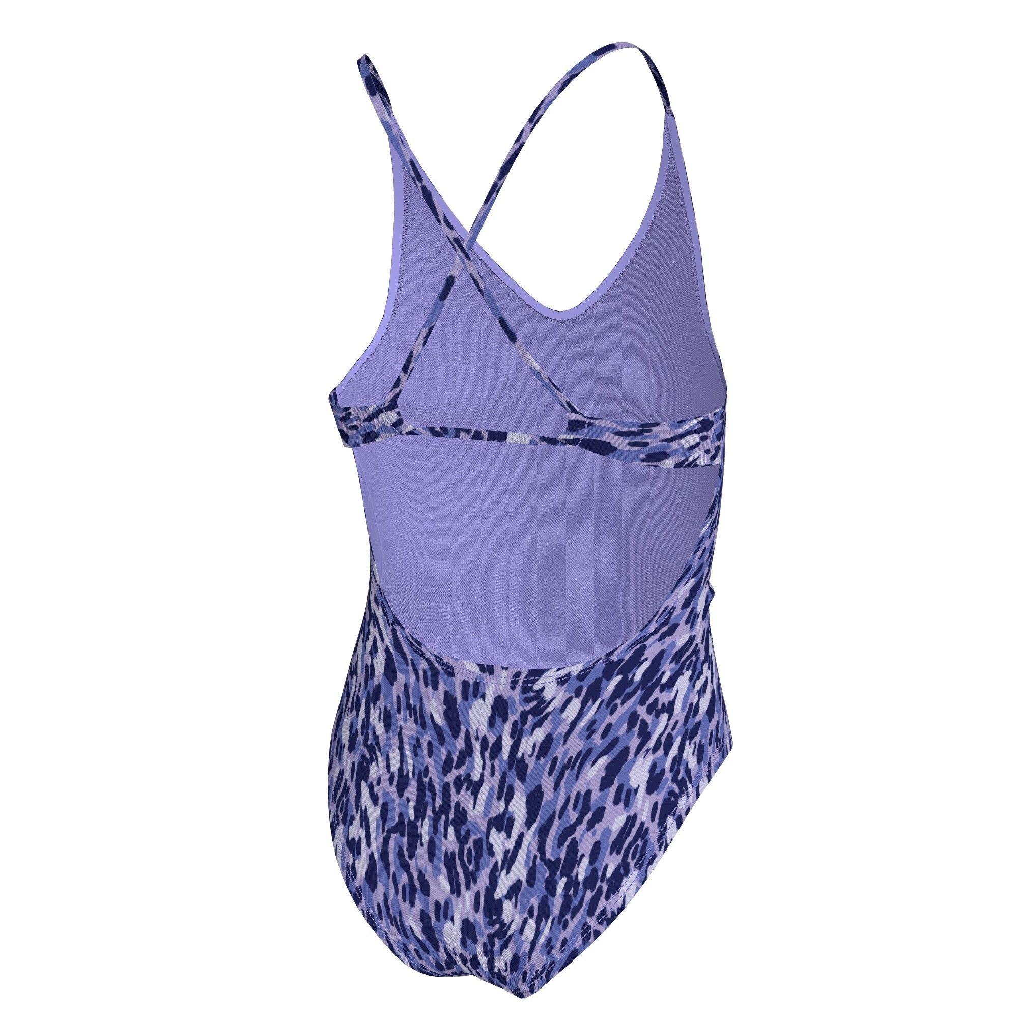 Nike Kids' Wild Print Lace-Up One-Piece Swimsuit