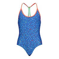 Under Armour Girls' 2-4 Dots One Piece Swimsuit Front_Flat