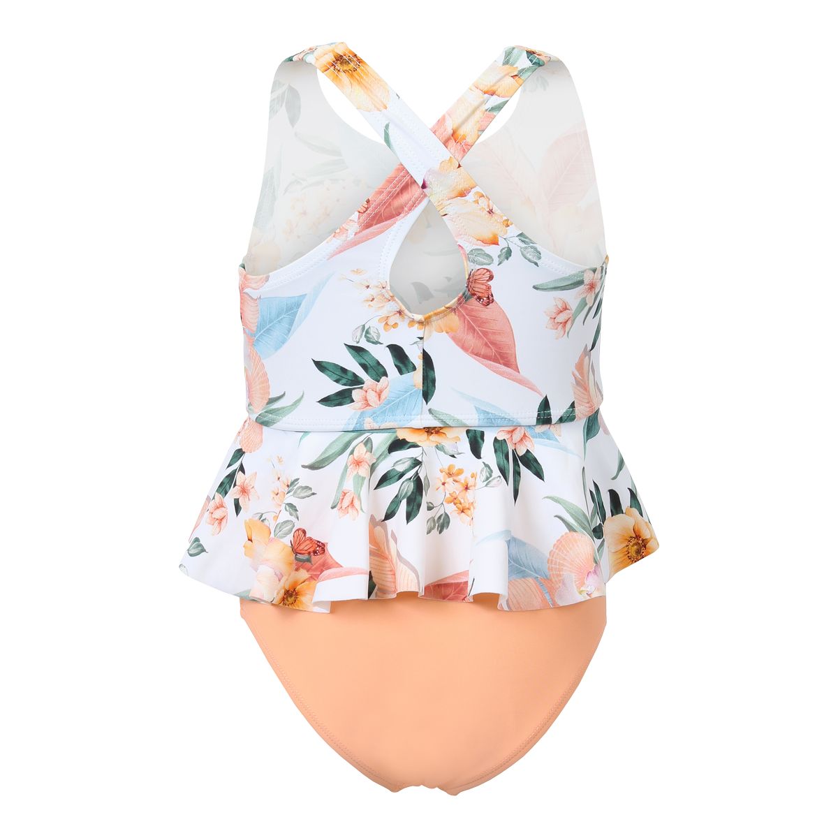 Mandarine Toddler Girls' Tropical Two Piece Tankini