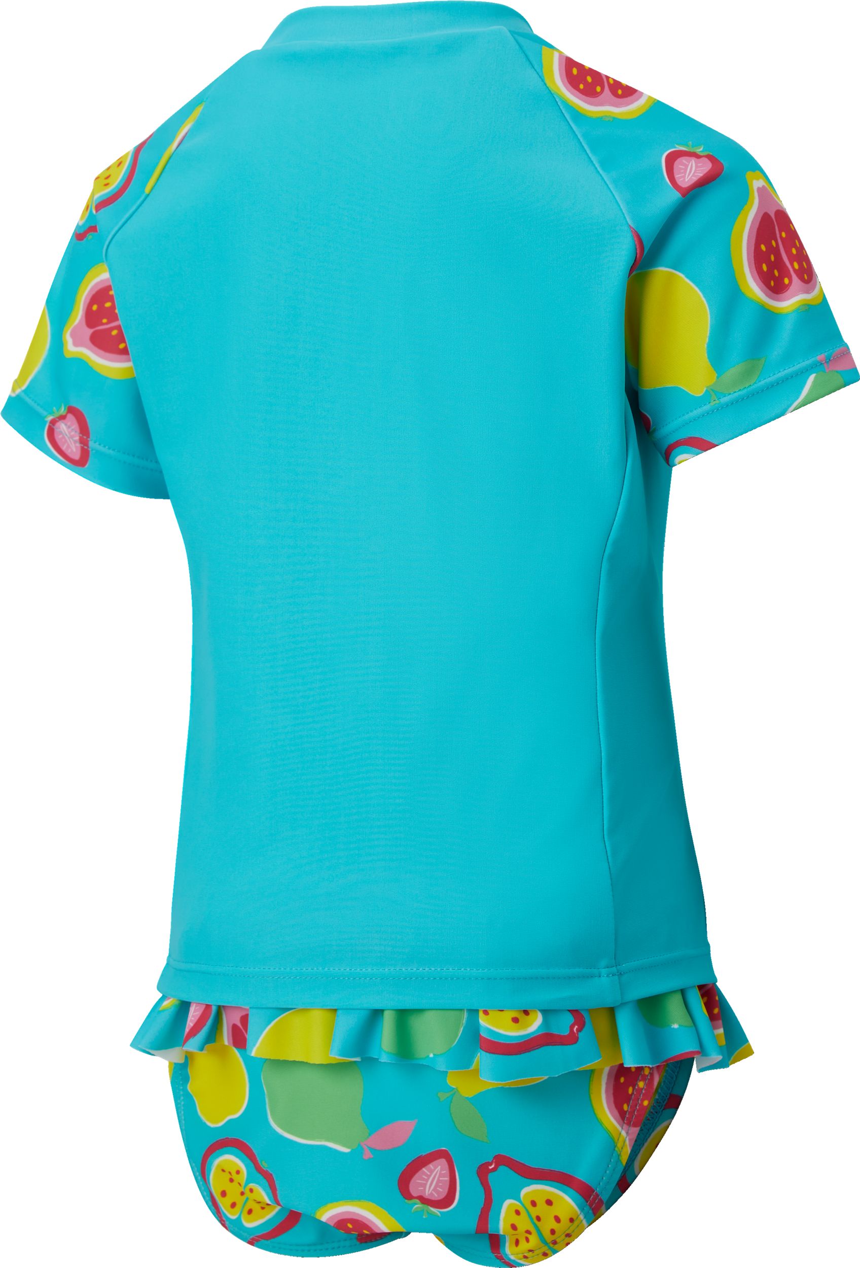 Ripzone Kids' Ruffled Rashguard Set