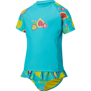 Ripzone Kids' Ruffled Rashguard Set