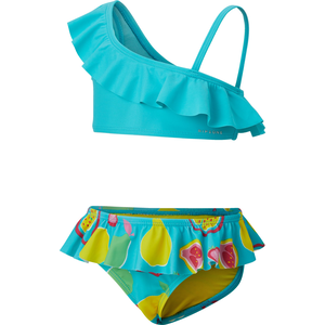 Ripzone Toddler Girls' SL 2-6X One Shoulder Ruffle Two Piece Swim Suit