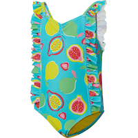 Ripzone Toddler Girls' SL 2-6x Ruffle Front One Piece Swimsuit Front_Three_Fourths_Angled_Left