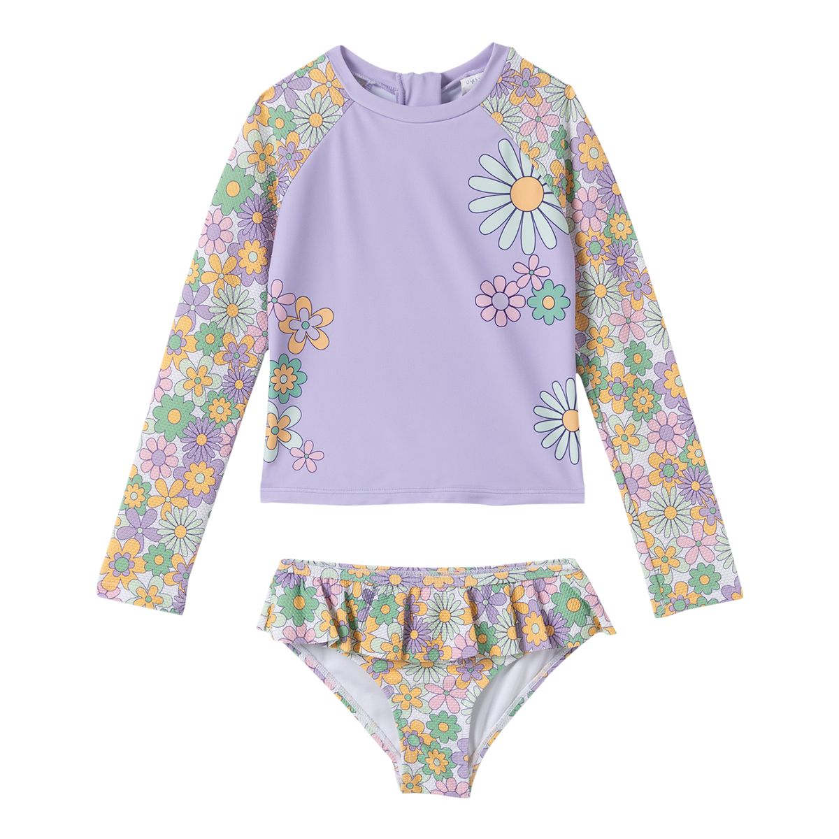 Mandarine Toddler Girls' 2-7 Summer Treats Rashguard Set