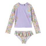 Mandarine Toddler Girls' 2-7 Summer Treats Rashguard Set Front_Flat