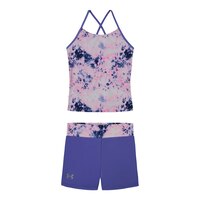 Under Armour Toddler Girls' 4-6X Burst Dye Tankini Set Front_Flat
