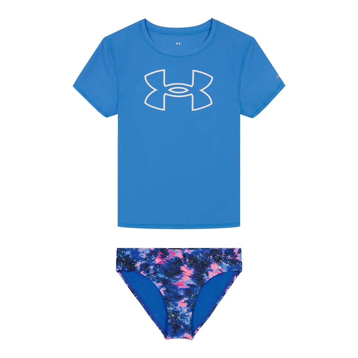 SportChek has Under Armour Toddler Girls' 2-4 Multi Dye Rashguard Set