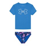 Under Armour Toddler Girls' 2-4 Multi Dye Rashguard Set Front_Flat