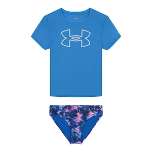 Under Armour Toddler Girls' 4-6X Multi Dye Rashguard Set