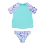 Speedo Toddler Girls' 4-6 Rashguard Set Front_Flat