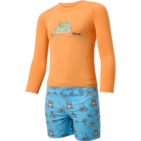 Ripzone Toddler Kids' Cove 2.0 Long Sleeve Rashguard Two Piece Set Front_Angled_Left
