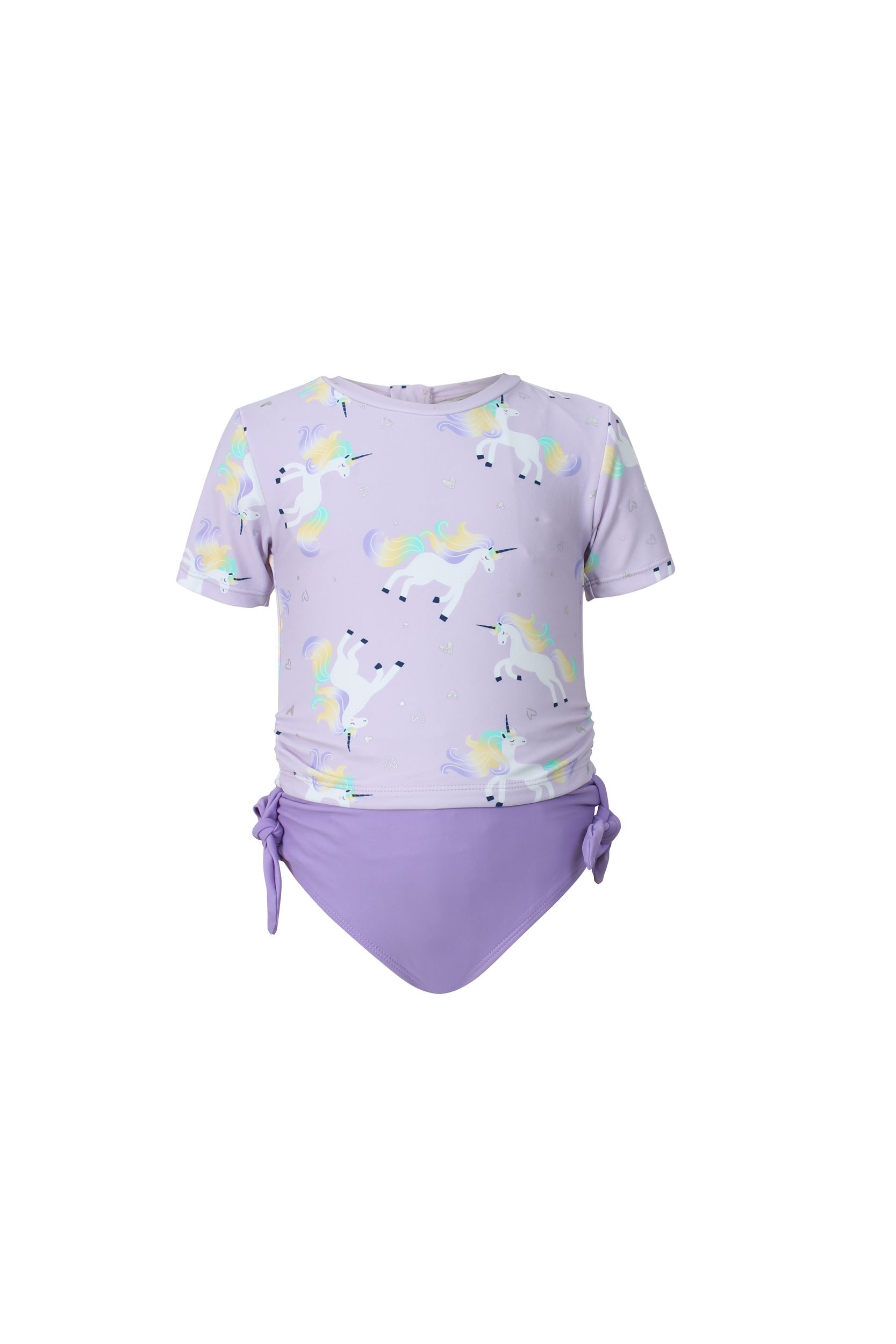 Mandarine Toddler Kids' Two Piece Short Sleeve Rashguard Set