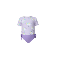 Mandarine Toddler Kids' Two Piece Short Sleeve Rashguard Set Front_Flat