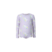 Mandarine Toddler Kids' One Piece Long Sleeve Rashguard Front_Flat