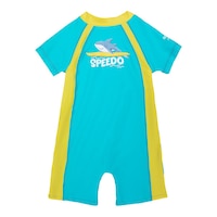 Speedo Infant Shark Snapsuit Front_Flat