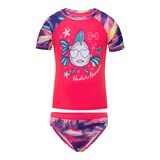 Under Armour 12-24M Fish Short Sleeve Rashguard Two Piece Set Front_Flat