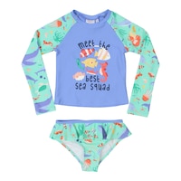 Mandarine Kids' Under The Sea Two Piece Rashguard Front_Flat