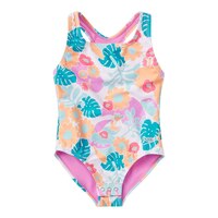 Speedo Infant Girls' 12M-3T Snapsuit One Piece Swimsuit Front_Flat