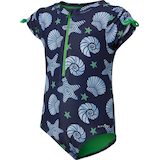 Ripzone Girls' SL Zip One-Piece Swimsuit Front_Three_Fourths_Angled_Left