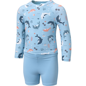 Ripzone Infant Kids' Two Piece Long Sleeve Rashguard Swim Set