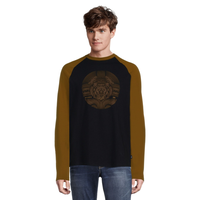 Woods Men's Dalton Baseball Long Sleeve Shirt Front_Flat
