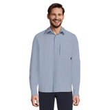 Woods Men's Brock Tech Long Sleeve Shirt Front_Flat