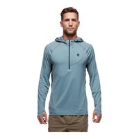 Black Diamond Men's Alpenglow Pro Hoodie Front_Flat