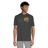 Hurley Men's Everyday Washed T Shirt, Short Sleeve, Crew Neck, Cotton, Graphic Front_Flat