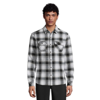 Hurley Men's Santa Cruz Heavyweight Long Sleeve Flannel Front_Flat