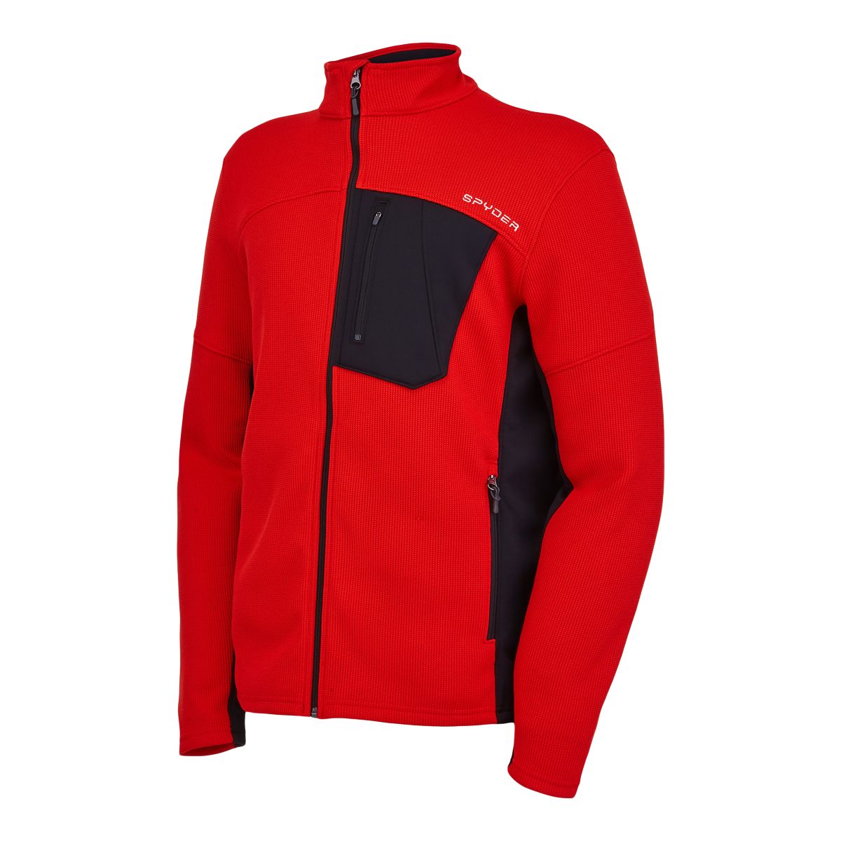 Spyder Bandit Full Zip Fleece Jacket Light/Pastel Red Fleeces : Snowleader