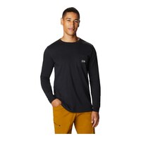 Mountain Hardwear Men's Label Pocket Long Sleeve Shirt Front_Flat