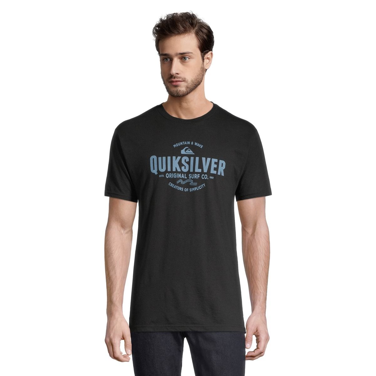 Quiksilver Men's Timeout T Shirt, Short Sleeve, Crew Neck, Cotton ...