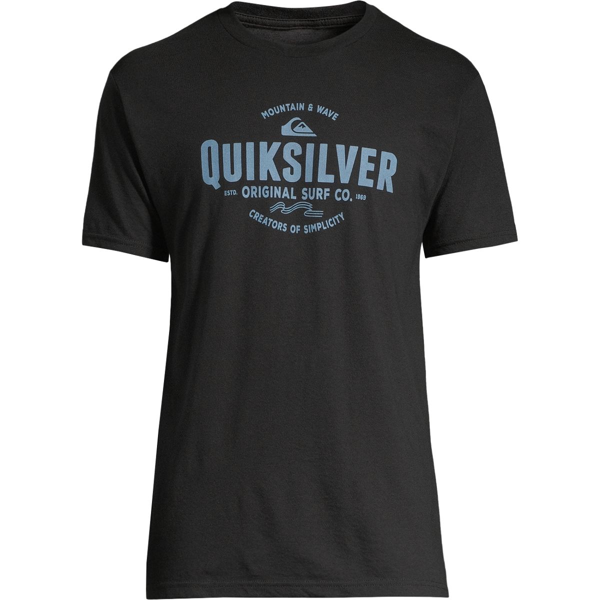 Quiksilver Men's Timeout T Shirt, Short Sleeve, Crew Neck, Cotton, Graphic