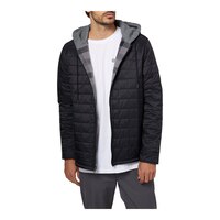 O'Neill Men's Glacier Hood Reversible Jacket Front_Flat