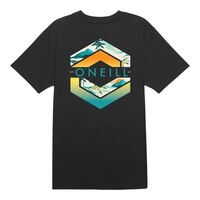 EA O'NEILL M RHYTHM TEE BLK (Q321) Front_Flat