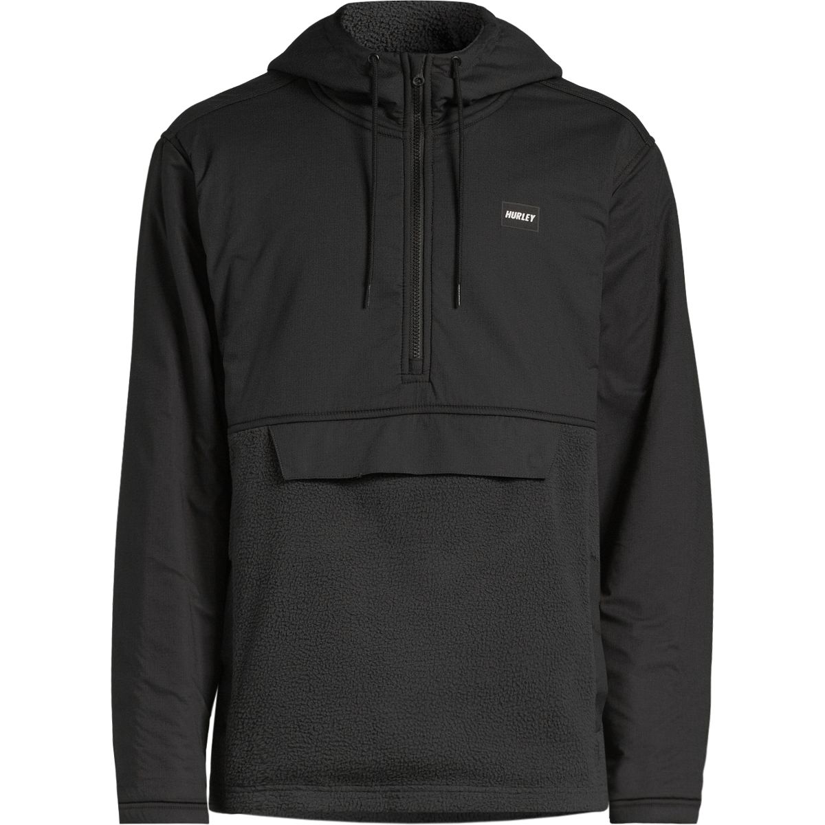 Hurley Men's Hudson Burrrito Anorak Half Zip Hoodie