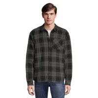 Hurley Men's Santa Cruz Sherpa Lined Shacket Front_Flat