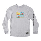 Quiksilver Men's x Peanuts T Shirt, Short Sleeve, Crew Neck, Cotton, Graphic Front_Flat
