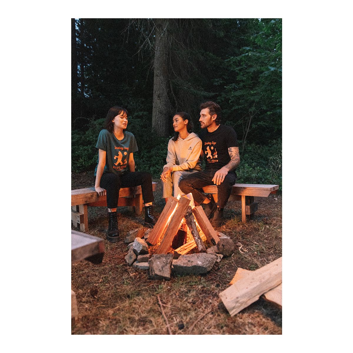 tentree Men's Smokey Says T Shirt