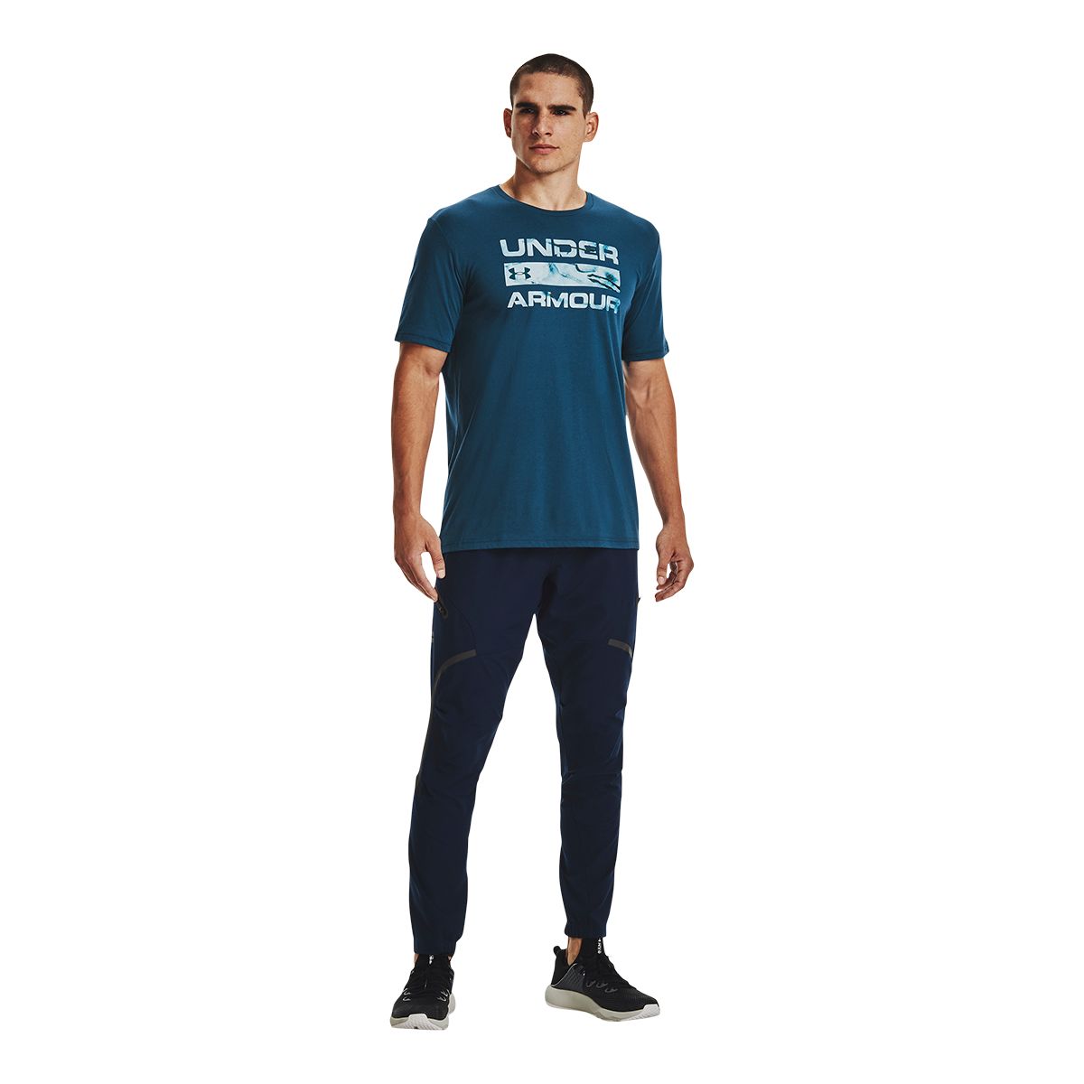 Under Armour Men's Stacked Logo Fill T Shirt