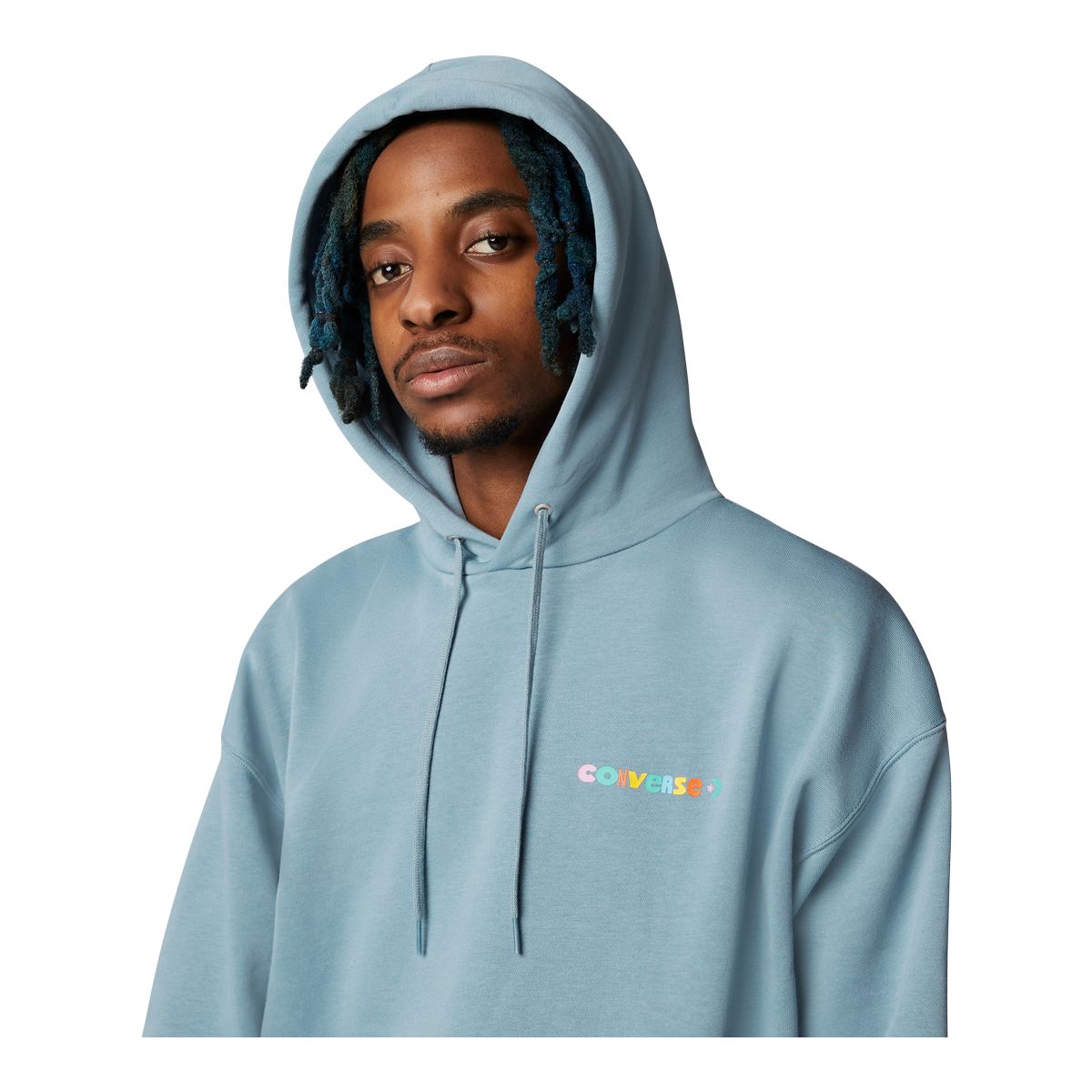 Converse shop blue hoodie