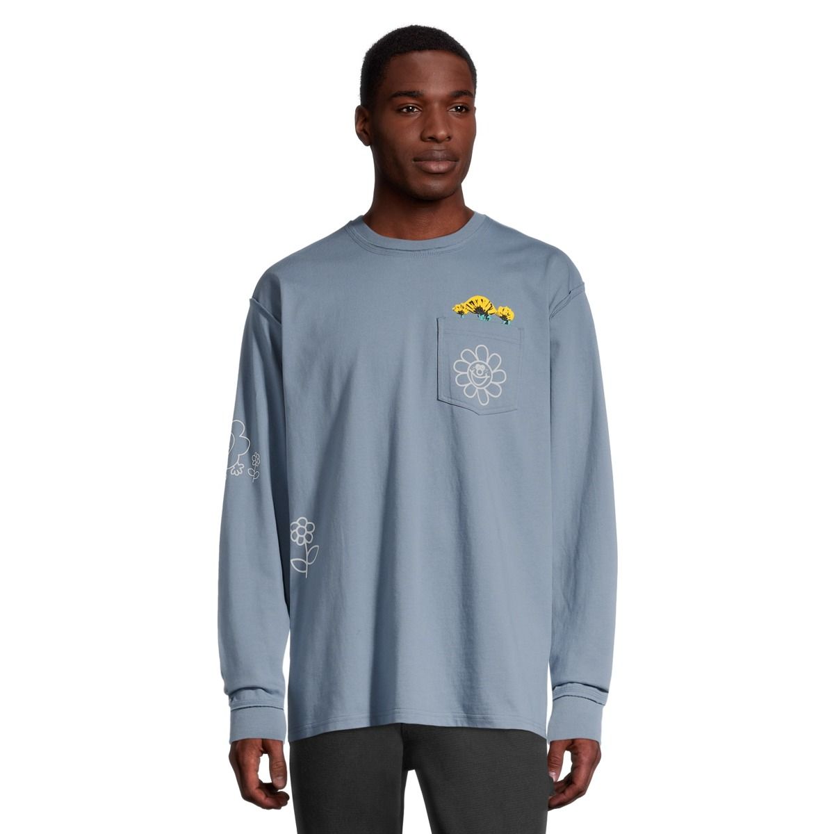 Converse long sleeve discount t shirt mens