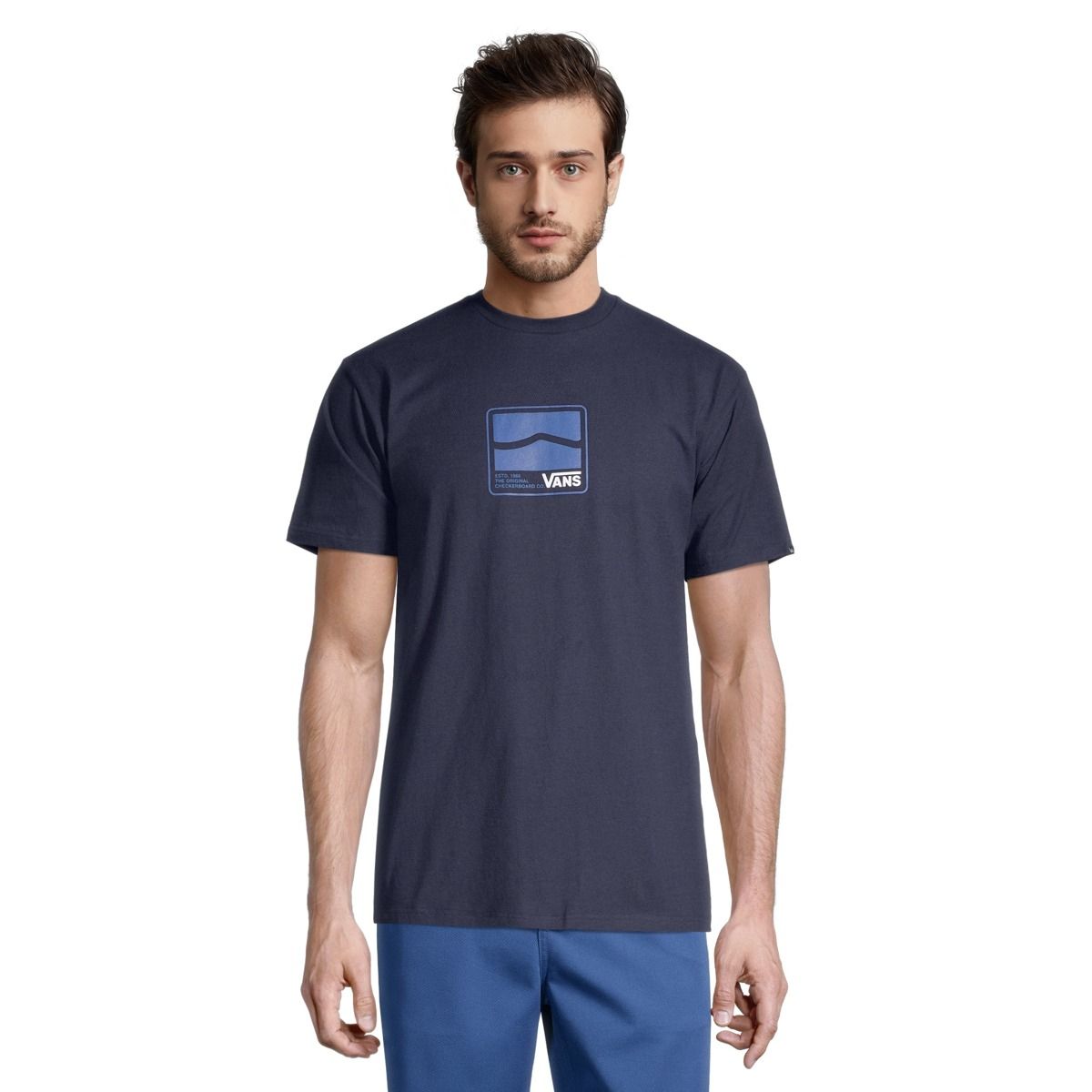 Vans Men's Hi Grade T Shirt, Short Sleeve, Crew Neck, Cotton, Logo