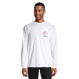 Vans Men's X Crayola Mail Doodle T Shirt, Long Sleeve, Crew Neck, Cotton, Graphic Front_Flat