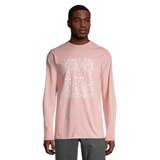 Vans Men's Bandana Paisley T Shirt, Long Sleeve, Crew Neck, Cotton, Logo, Pocket Front_Flat